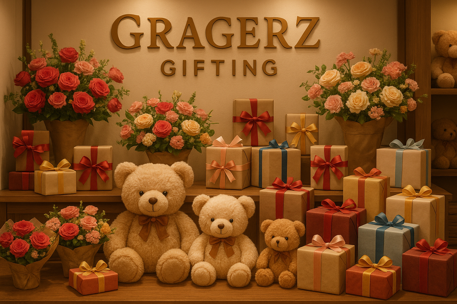 Gragerz Gifting Shop teddy bears and flowers and gifts